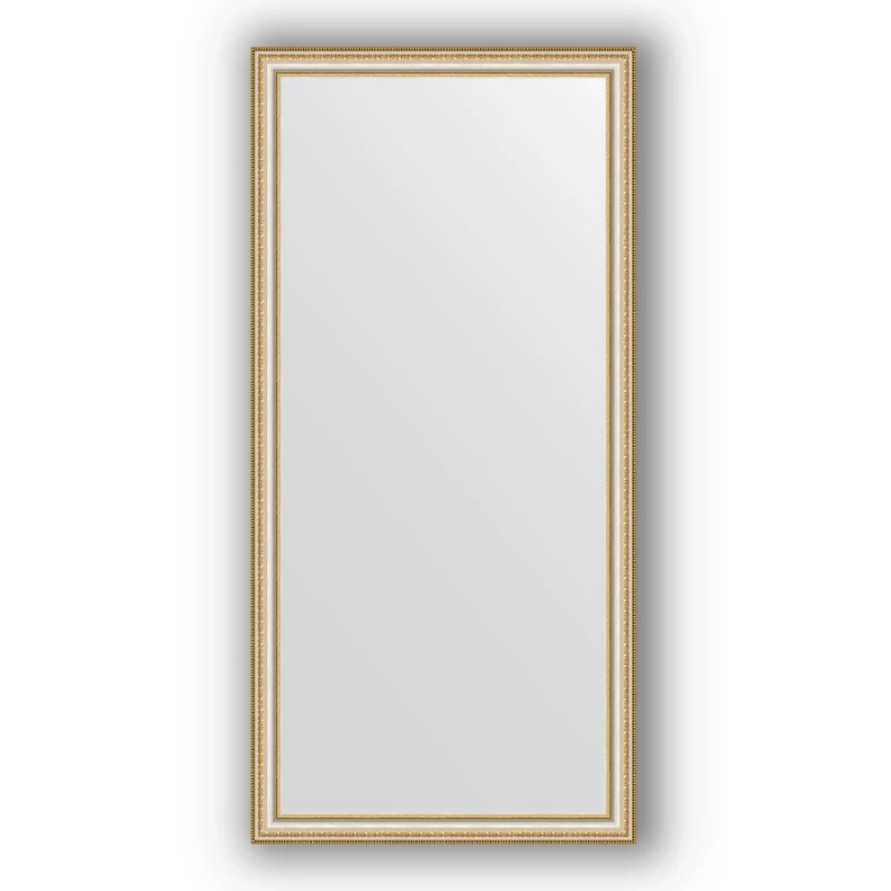 Зеркало 75x155 см золотые бусы на серебре Evoform Definite BY 1117