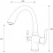 Смеситель для кухни с подключением к фильтру Zorg Sanitary ZR 340 YF SATIN - 2