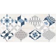 Декор LB-Ceramics 2 Мореска 1641-8630 20x40 синяя