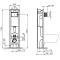 Комплект подвесной унитаз R002601 + система инсталляции E233267 Ideal Standard Exacto X022601 - 5