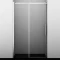Душевая дверь раздвижная 120 см прозрачное стекло WasserKRAFT DINKEL 58R05 - 1