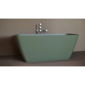 Изображение товара ванна из литьевого мрамора 179x82 см salini s-stone agatha, покраска по ral полностью 100221mrf
