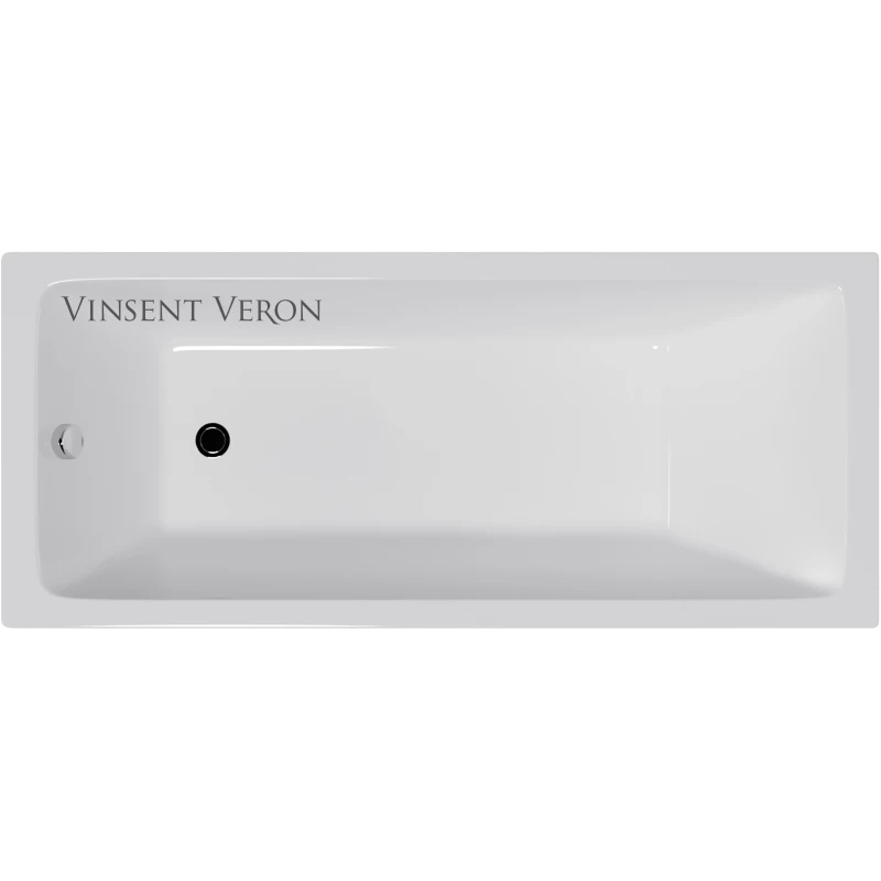 Чугунная ванна 140x70 см Vinsent Veron Square VSQ1407045