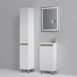 Комплект мебели белый глянец 55 см Am.Pm X-Joy M85AFSX0451WG + M85AWCC0452WG + M91AMOX0553WG