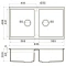 Кухонная мойка Artceramic Omoikiri Kitagawa 83-2-U-GB графит 4993811 - 6