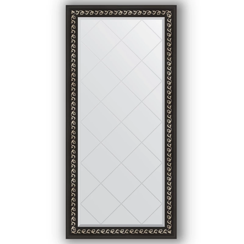 Зеркало 75x157 см черный ардеко Evoform Exclusive-G BY 4268