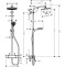 Душевая система с термостатом Hansgrohe Crometta S 240 1jet Showerpipe, EcoSmart, 9 л/мин 27268000 - 3