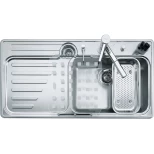 Изображение товара кухонная мойка franke largo lax 214 полированная сталь 127.0016.450