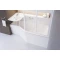 Асимметричная акриловая ванна BeHappy 170 x 75 L Ravak C141000000 - 3