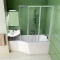 Асимметричная акриловая ванна BeHappy 170 x 75 L Ravak C141000000 - 4