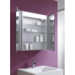 Изображение товара зеркальный шкаф с люминесцентной подсветкой 66,5x70 см keuco royal t1 12602171301