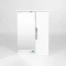 Зеркальный шкаф 50x70 см белый R Viant Барселона VBAR50-ZSH - 3