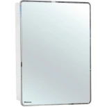 Изображение товара зеркальный шкаф 60x76 см белый глянец r bellezza джела 4619809001017