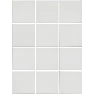 Керамогранит 1332 Агуста белый натуральный (30x40 из 12 частей) 9,8x9,8