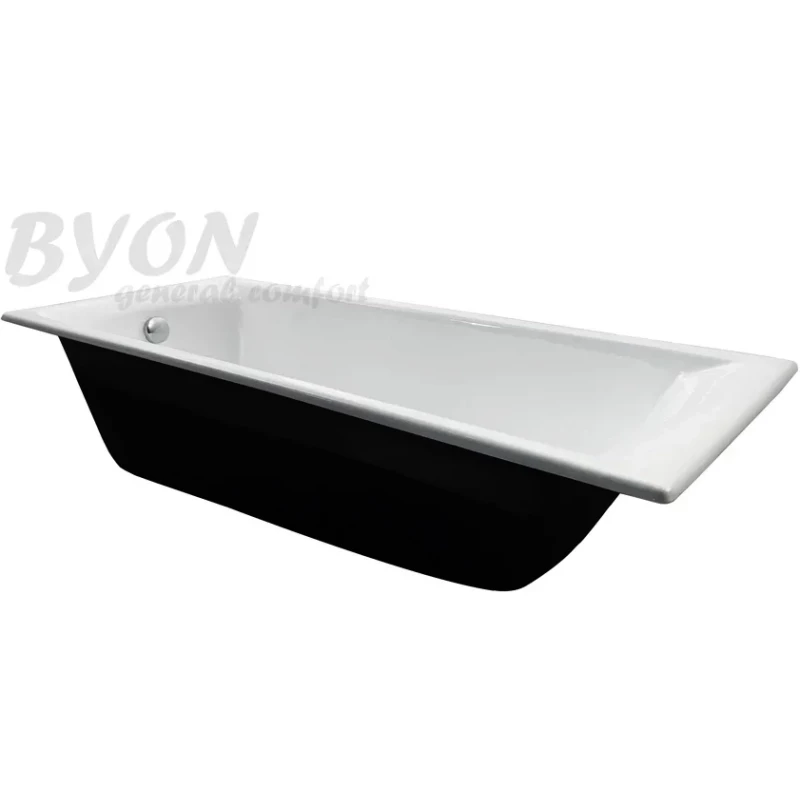 Чугунная ванна 170x75 см без ручек Byon Milan V0000083