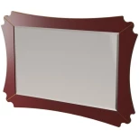 Изображение товара зеркало 124,6x84,2 см бордо матовый caprigo bourget 11032-b013