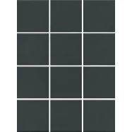 Керамогранит 1333 Агуста черный натуральный (30x40 из 12 частей) R10 9,8x9,8