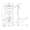 Монтажный элемент для подвесного унитаза Abber AC0105 - 3