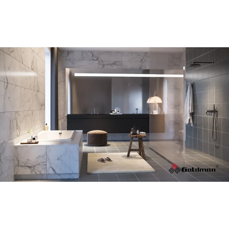 Чугунная ванна 170x75 см с отверстиями для ручек Goldman Comfort CF17075H