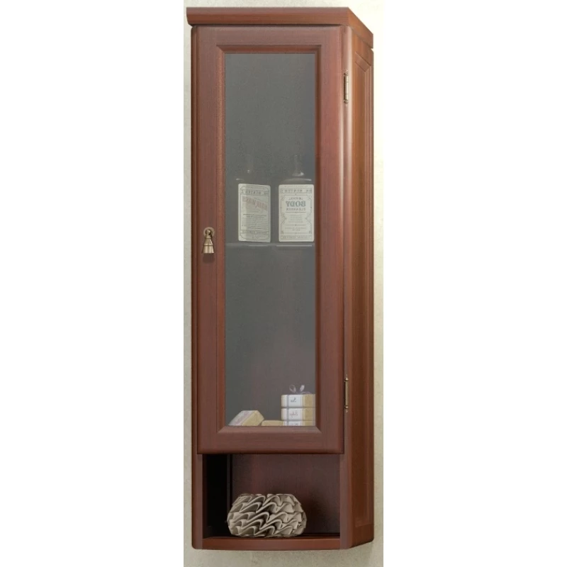 Шкаф одностворчатый подвесной орех антикварный Opadiris Клио Z0000001520