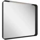 Изображение товара зеркало 60,6x70,6 см черный ravak strip i x000001570