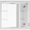 Зеркальный шкаф 75x83 см белый глянец Style Line Олеандр-2 ЛС-00000051 - 2