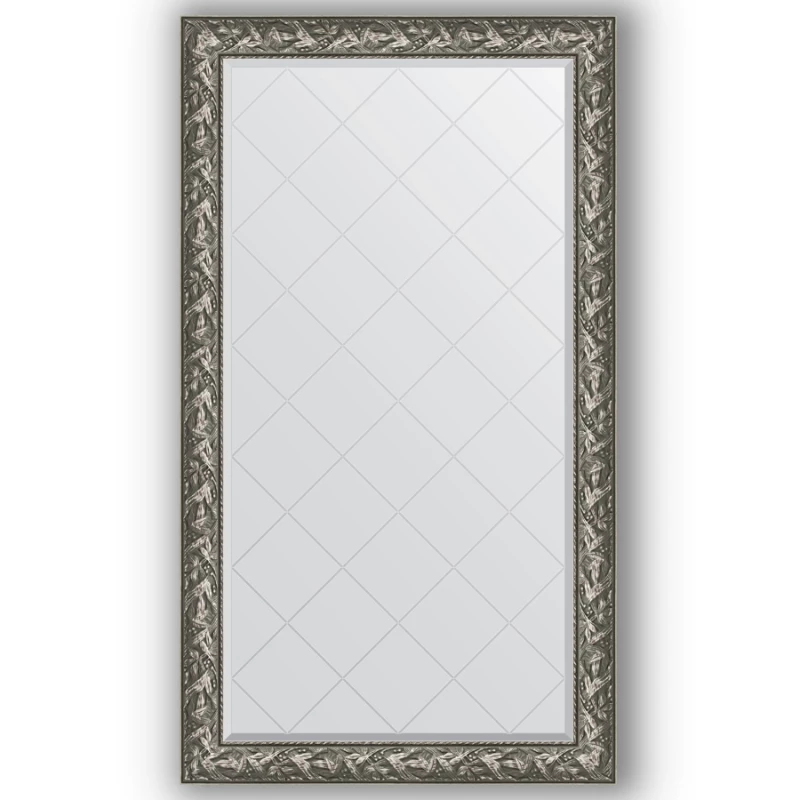 Зеркало 99x173 см византия серебро Evoform Exclusive-G BY 4415