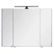 Зеркальный шкаф 100x75 см белый Aquanet Латина 00179636 - 2