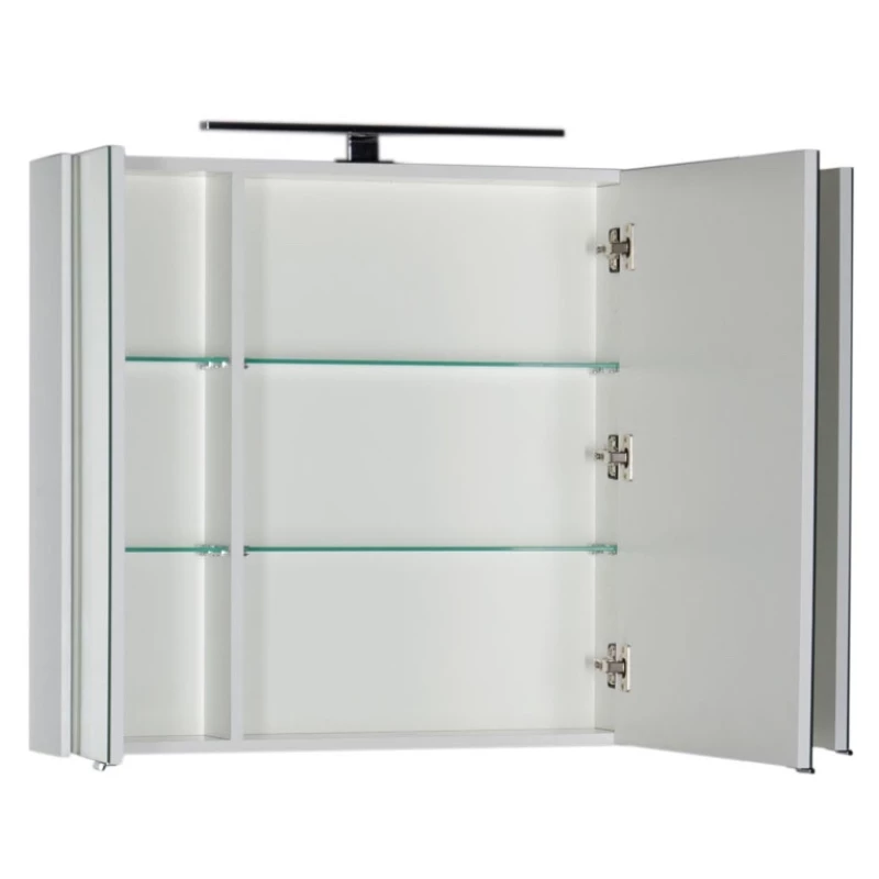 Зеркальный шкаф 100x75 см белый Aquanet Латина 00179636
