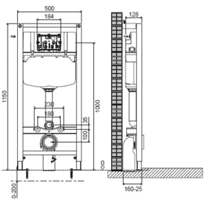 Изображение товара инсталляционная система для унитазов jacob delafon e24156-nf