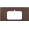 Столешница 100 см коричневый матовый для раковин встраиваемых сверху Kerama Marazzi Plaza Next Про Феррум PL2.DD571300R\100 - 1