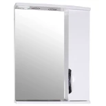 Изображение товара зеркальный шкаф 57,2x75 см белый asb-mebel мессина