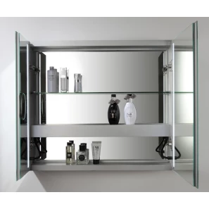 Изображение товара зеркальный шкаф с подсветкой 80x70 см esbano es-2404