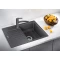 Кухонная мойка Blanco Zia 45 S Compact темная скала 524722 - 3