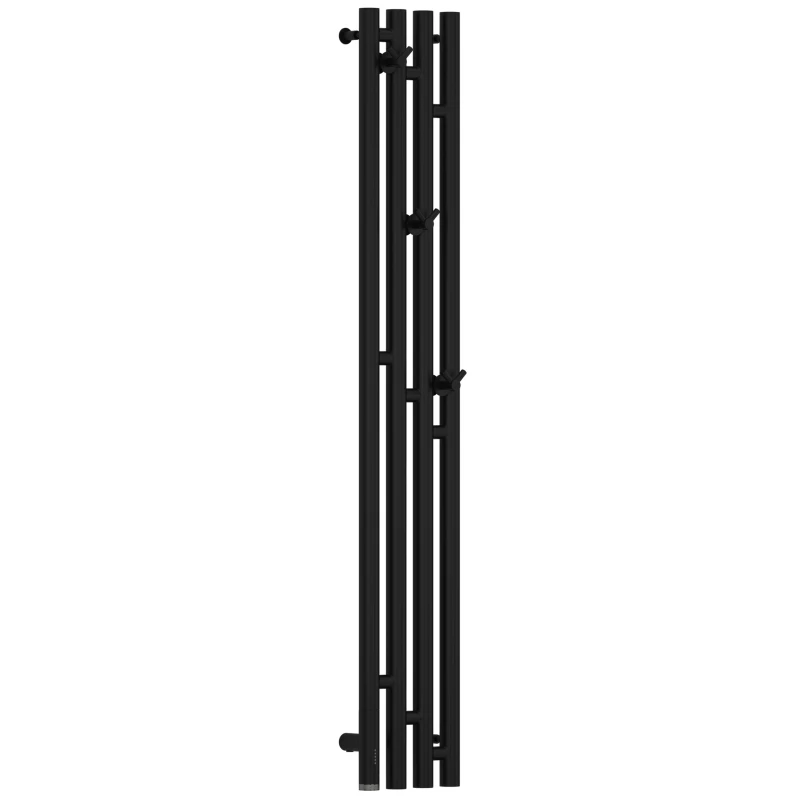 Полотенцесушитель электрический 1200x159 черный матовый МЭМ левый Сунержа Кантата 3.0 31-5846-1216