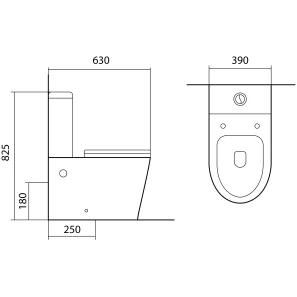 Изображение товара унитаз-компакт безободковый с сиденьем микролифт aquatek вега aq2904-00