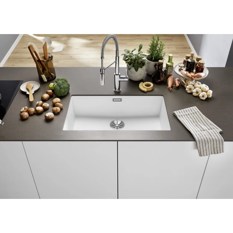 Кухонная мойка Blanco Subline 700-U InFino серый беж 523449