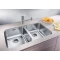 Кухонная мойка Blanco Supra 340/340-U полированная сталь 519716 - 3