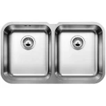 Изображение товара кухонная мойка blanco supra 340/340-u полированная сталь 519716