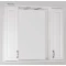 Зеркальный шкаф 90x83 см белый глянец Style Line Олеандр-2 ЛС-00000242 - 1