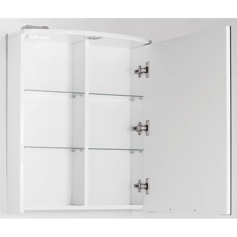 Зеркальный шкаф 55x71,8 см белый глянец Style Line Жасмин-2 ЛС-00000215
