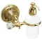 Дозатор жидкого мыла с держателем античное золото Art&Max Barocco Crystal AM-1788-Do-Ant-C - 1