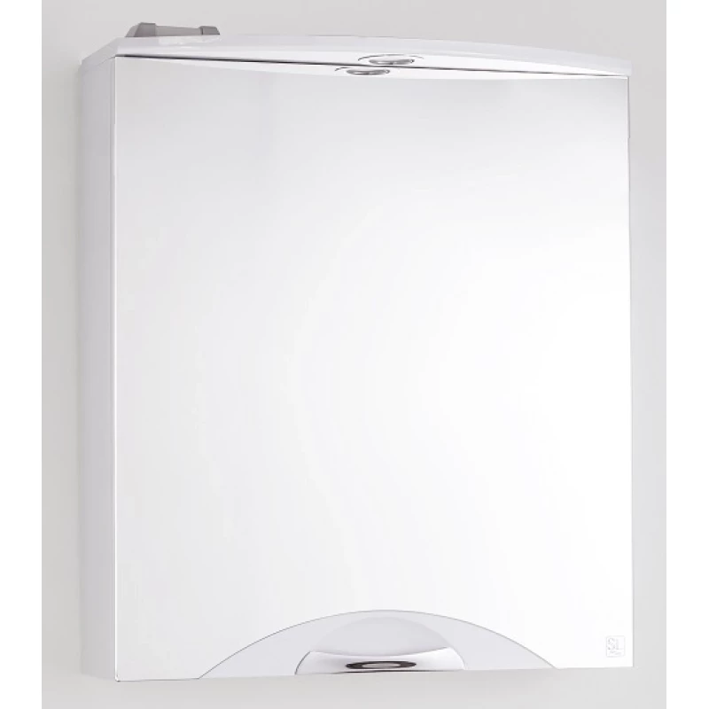Зеркальный шкаф 55x71,8 см белый глянец Style Line Жасмин-2 ЛС-00000216