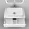 Комплект мебели белый 75 см Jorno Bosko Bos.01.75/P/W + Y18293 + Bos.03.60/W - 6