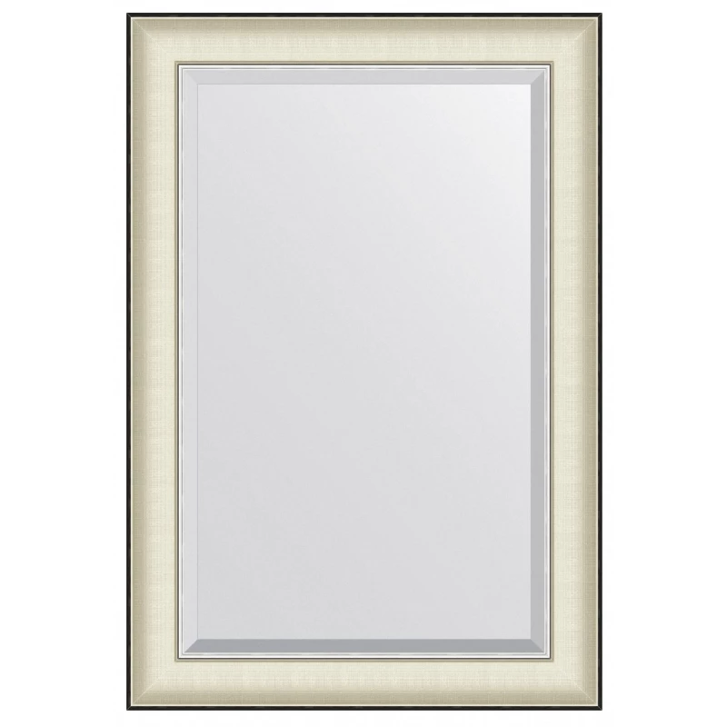 Зеркало 64x94 см белая кожа с хромом Evoform Exclusive BY 7451
