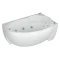 Акриловая гидромассажная ванна 150x95 см правая пневматическое управление стандартные форсунки Aquatek Бетта-150 - 7