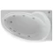 Акриловая гидромассажная ванна 150x95 см правая пневматическое управление стандартные форсунки Aquatek Бетта-150 - 1