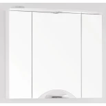 Изображение товара зеркальный шкаф 76x71,8 см белый глянец style line жасмин-2 лс-00000217