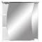 Зеркальный шкаф 65x70 см белый глянец/белый матовый Stella Polar Пелаго SP-00000055 - 2