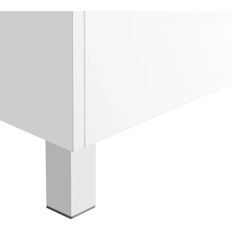 Комплект мебели белый глянец 60 см Акватон Капри 1A230101KP010 + 1WH302421 + 1A230302KP010